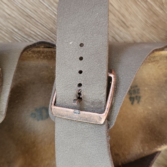 Birkenstock Two Strap Buckle Slide Sandals Men Sz 44 - Picture 5 of 5